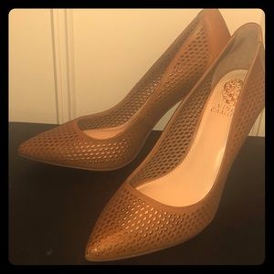 Vince Camuto Tan Pumps